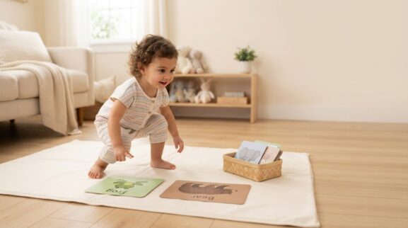 Move Like an Animal: Screen-to-Movement Learning learning activity for a 2-year-old