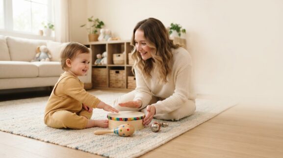 Music & Movement Activity: Call & Response for 1 Year learning activity for a 1-year-old