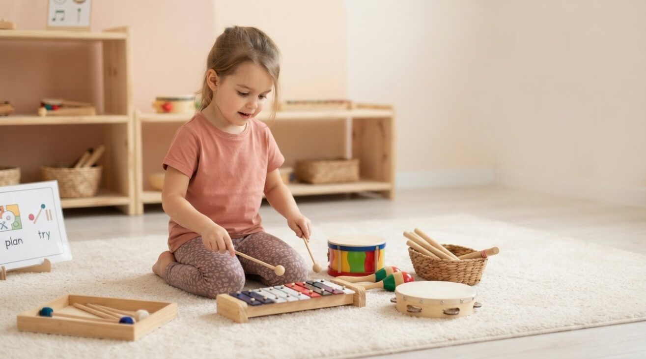 Music & Movement Activity: Instrument Exploration for 5-Year-Old Kids