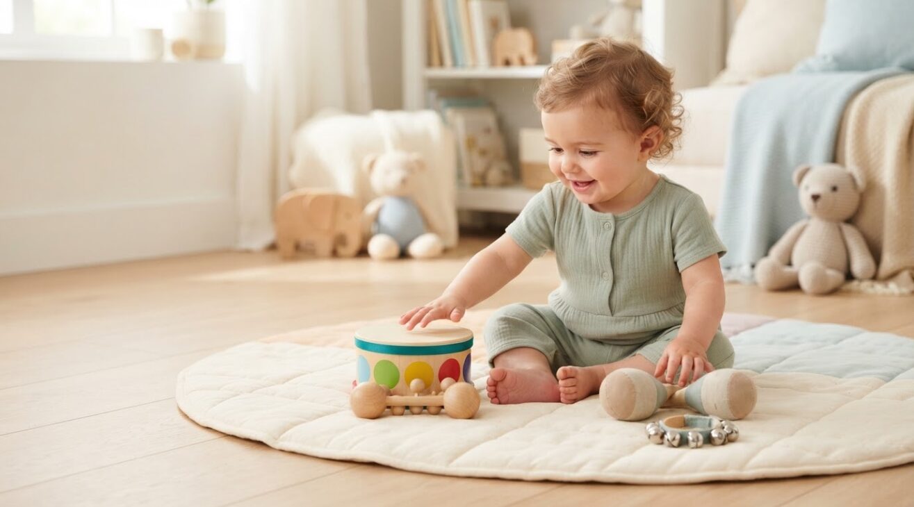 Music & Movement Activity: Loud / Soft for 1-Year-Old Toddlers