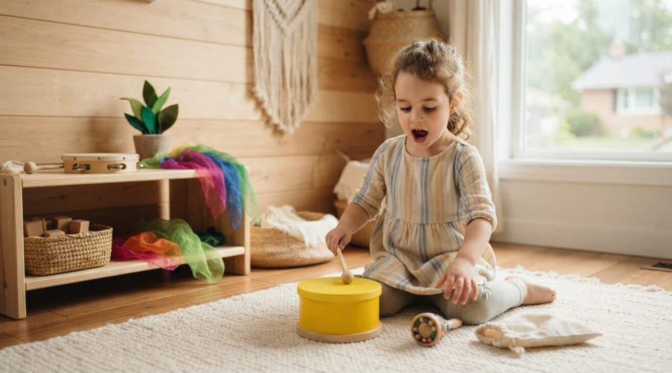 Music & Movement Activity: Loud / Soft for 5-Year-Old Kids