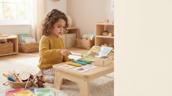 Music & Movement Activity: Music & Storytelling for 4 Years learning activity for a 4-year-old