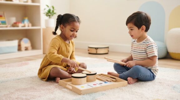 Music & Movement Activity: Rhythm & Beat for 4 Years learning activity for a 4-year-old