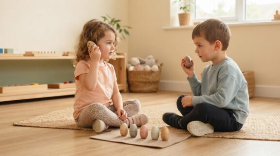Music & Movement Activity: Sound Matching for 4 Years learning activity for a 4-year-old
