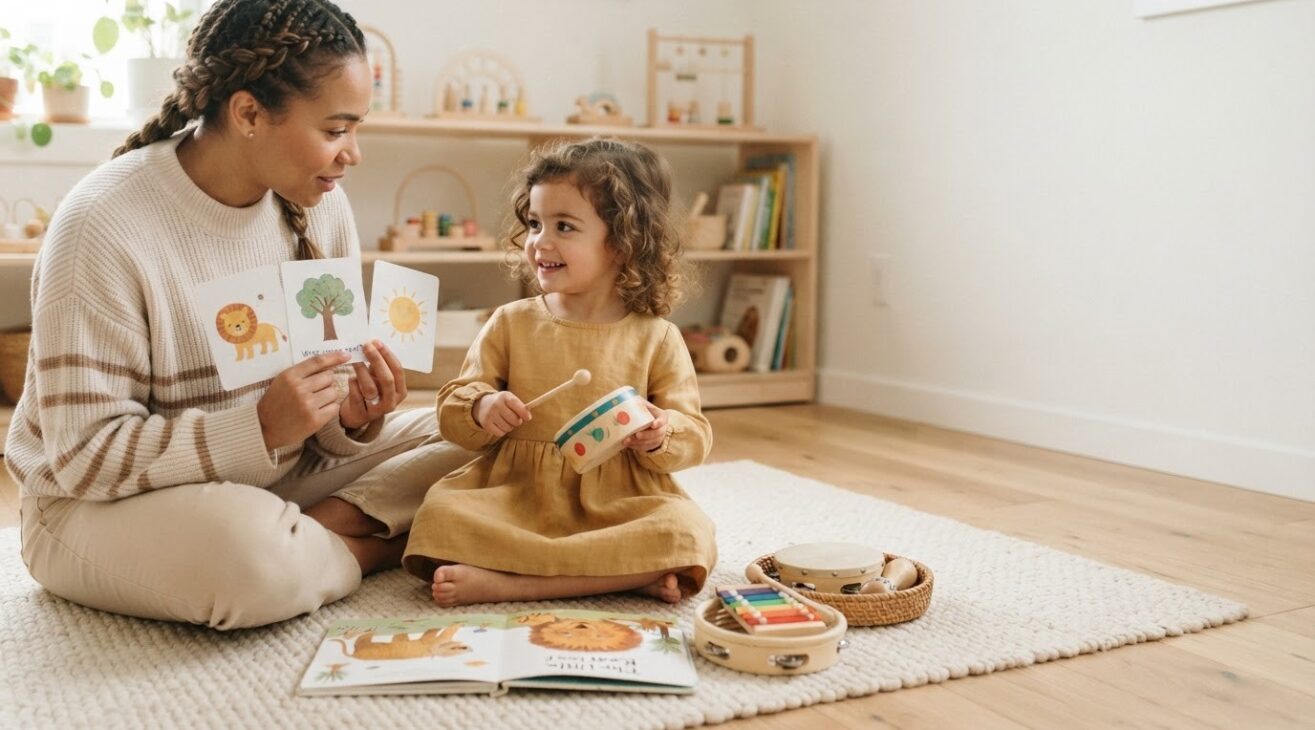Music & Storytelling Activity Cards for 3-Year-Old Toddlers