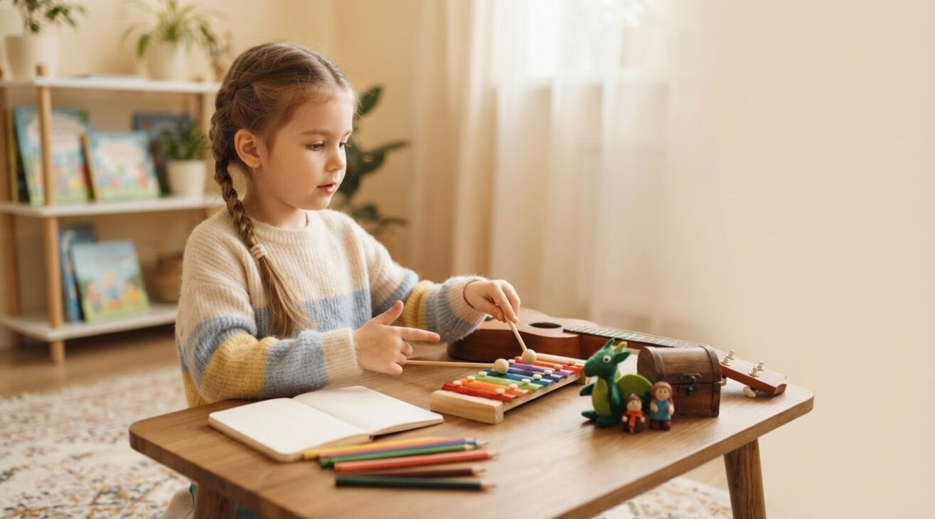 Music & Storytelling Activity Cards for 5-Year-Old Kids