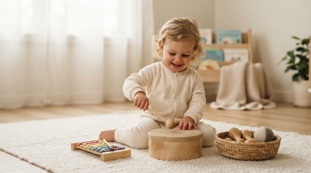 Music, Rhythm & Listening for 1-Year-Old Toddlers