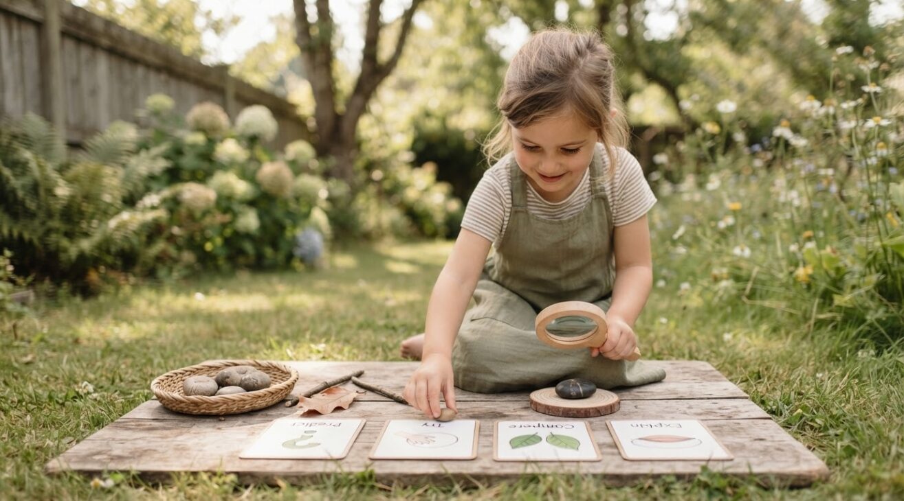 Nature Observation Activity Cards for 4-Year-Old Kids