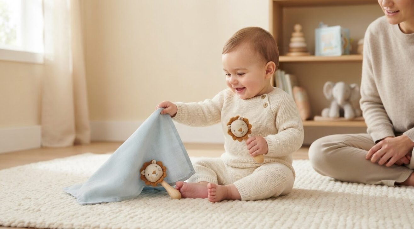 Object Permanence Activity Cards for Babies 10–11 Months