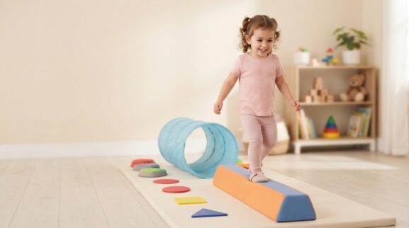 Obstacle Courses learning activities for a 3-year-old