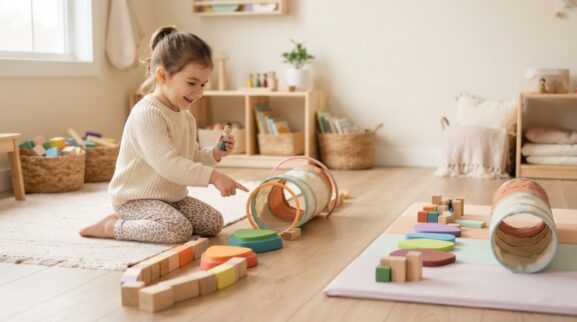 Obstacle Courses Activity Cards for 4 Years printable learning activity for a 4-year-old