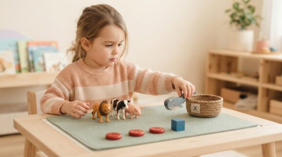 Odd One Out: Ask 'Why?' After the Game learning activity for a 4-year-old