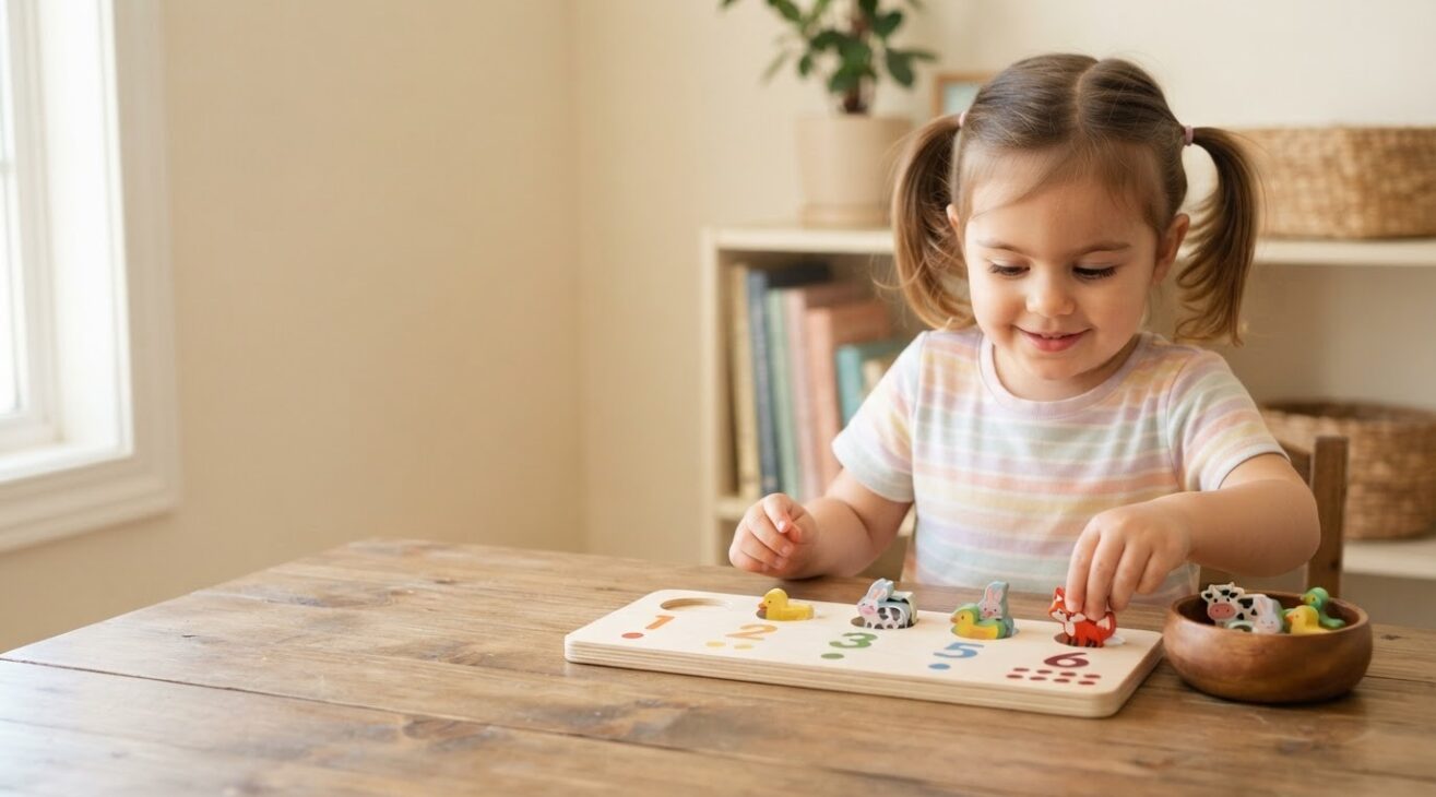 One-to-One Counting for 3-Year-Old Toddlers