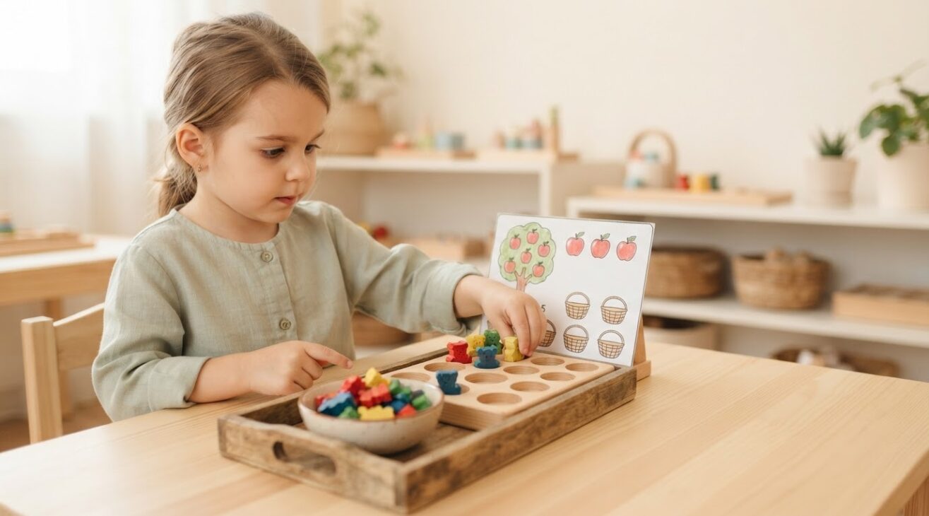 One-to-One Counting Activity Cards for 5-Year-Old Kids