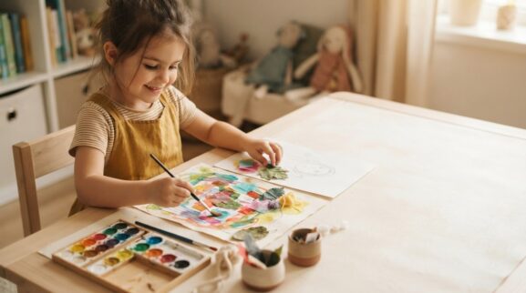 Open-Ended Art Activity Cards for 5 Years printable learning activity for a 5-year-old