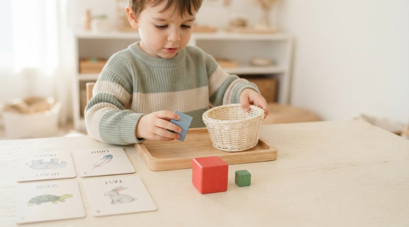 Opposites Activity Cards for 4-Year-Old Kids