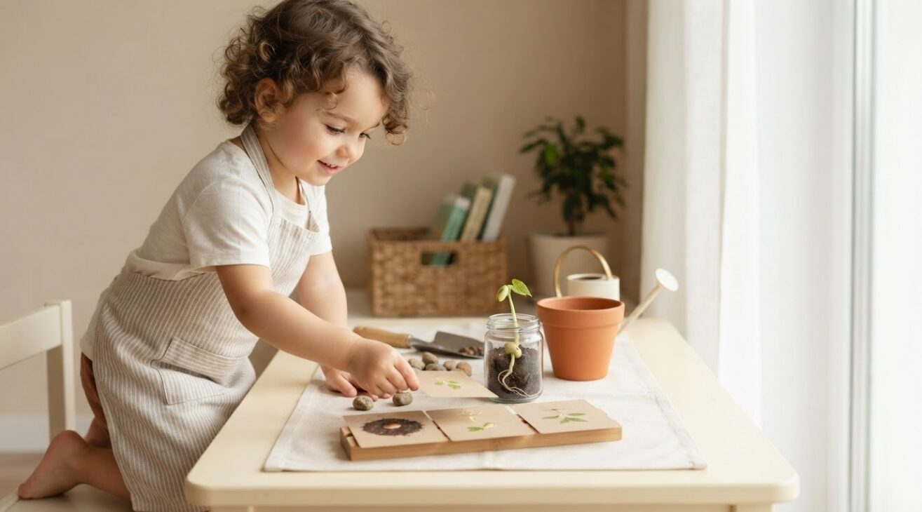 Plants & Growing Activity Cards for 3-Year-Old Toddlers