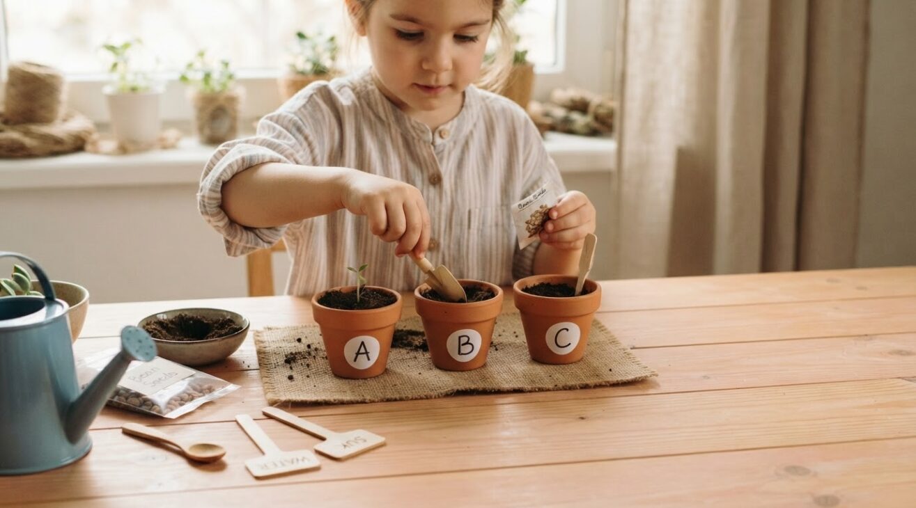 Plants & Growing Activity Cards for 4-Year-Old Kids