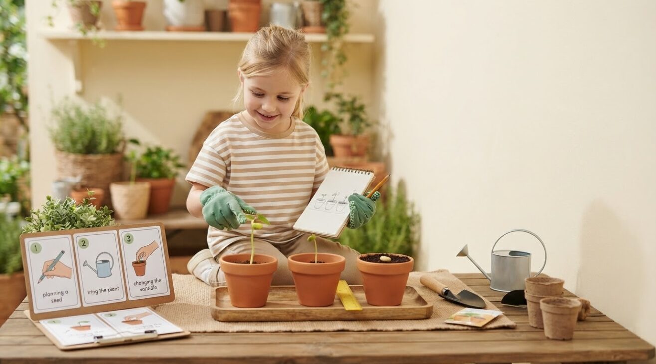 Plants & Growing Activity Cards for 5-Year-Old Kids