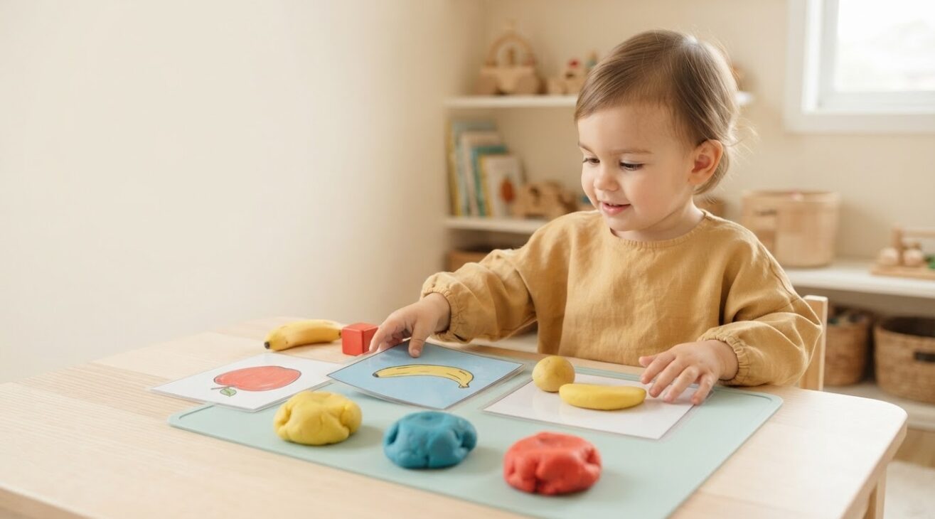 Play Dough & Molding Activity Cards for 2-Year-Old Toddlers