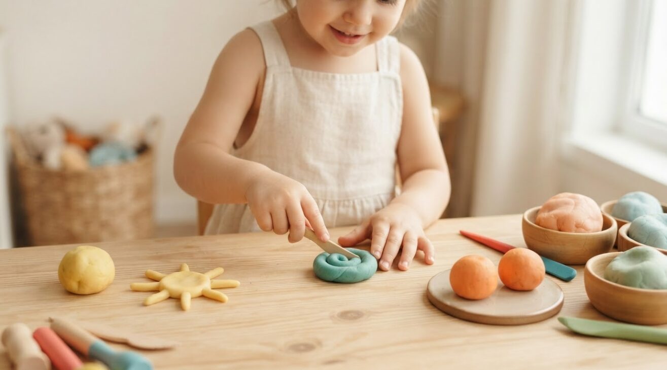 Play Dough & Molding Activity Cards for 3-Year-Old Toddlers