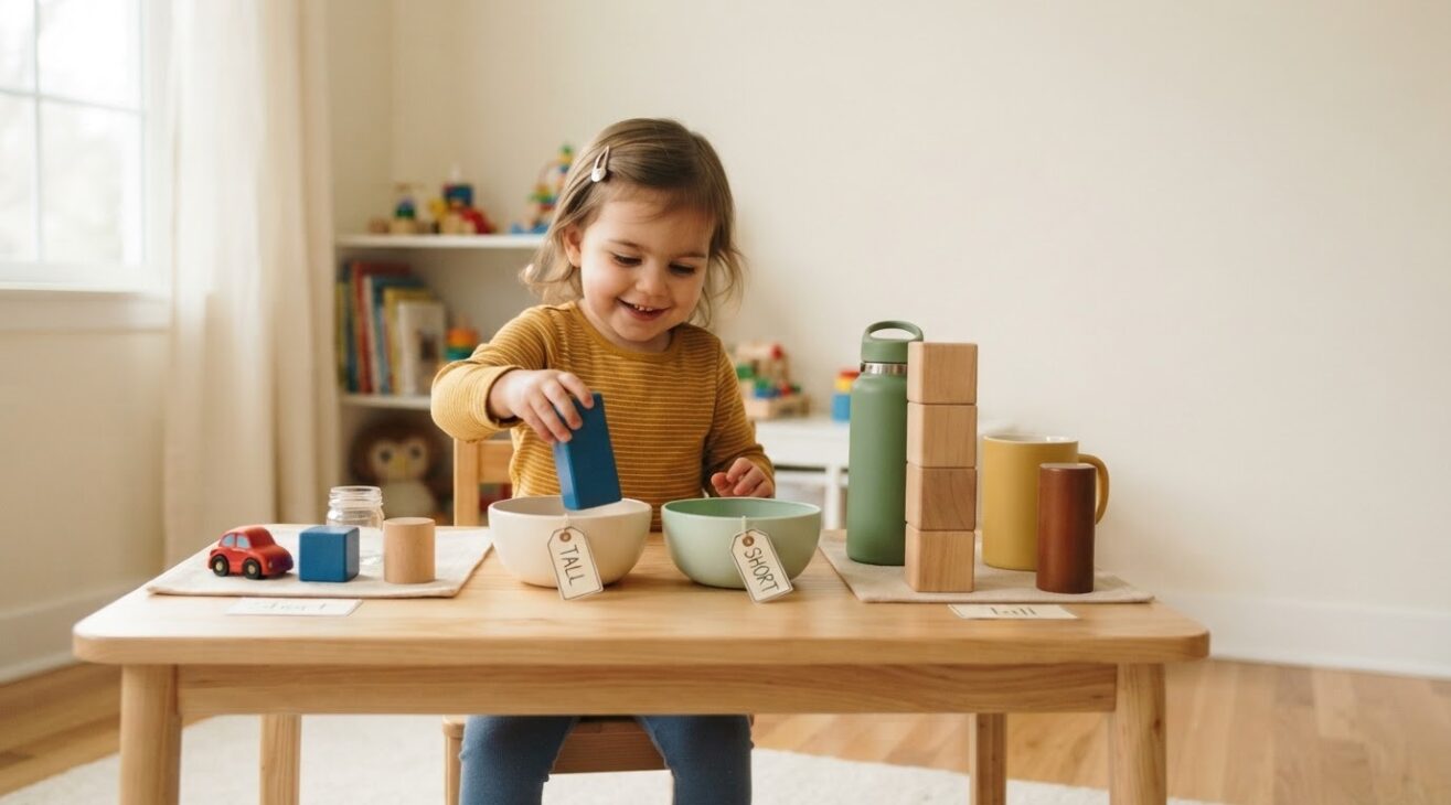 Playful Math: Measurement Concepts for 2-Year-Old Toddlers