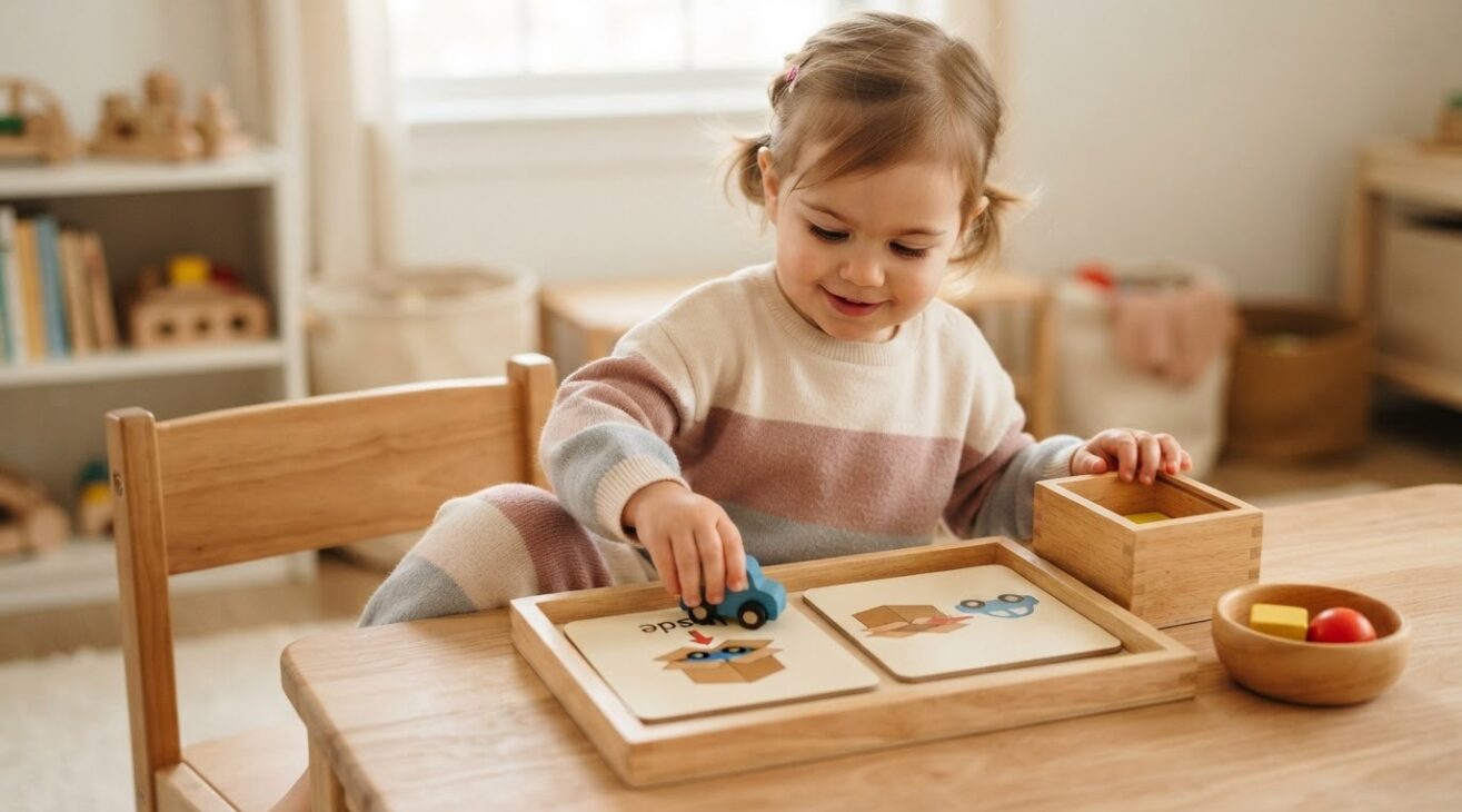 Positions & Spatial Words Activity Cards for 2-Year-Old Toddlers