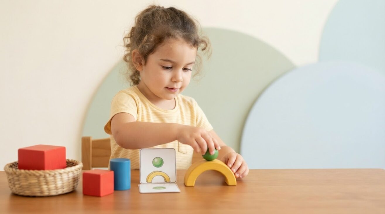 Positions & Spatial Words Activity Cards for 4-Year-Old Kids