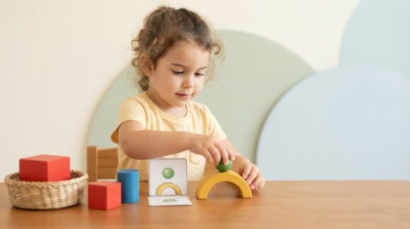 Positions & Spatial Words Activity Cards for 4 Years printable learning activity for a 4-year-old
