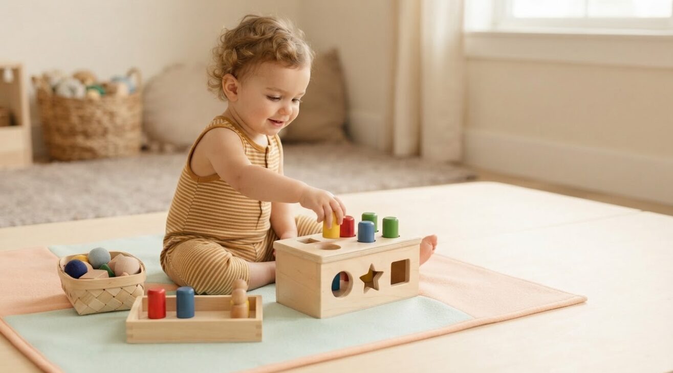 Posting & Pegging Activity Cards for 1-Year-Old Toddlers