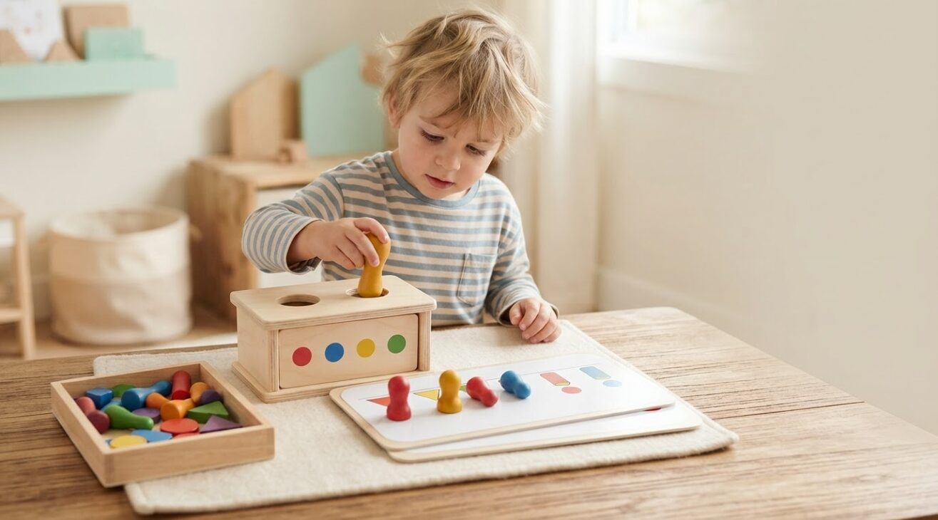 Posting & Pegging Activity Cards for 3-Year-Old Toddlers