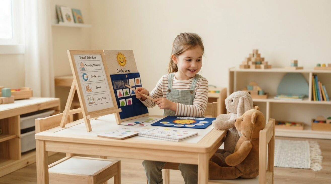 Practice School Routines Through Pretend Play for 5-Year-Old Kids