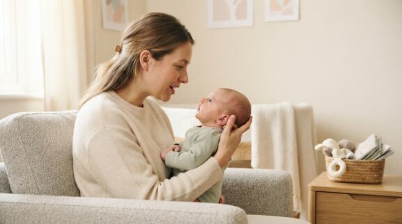 Practice Together: Connection & Responsive Relationships for 0–3 Months learning activity for a 0–3 month old baby