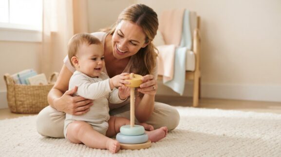 Practice Together: Connection & Responsive Relationships for 7–9 Months learning activity for a 7–9 month old baby