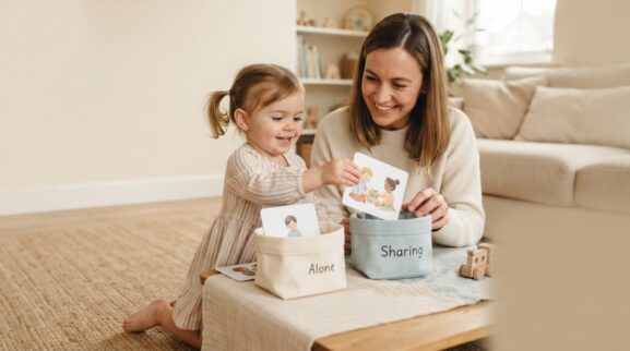 Practice Together: Friendship & Play With Others for 2 Years learning activity for a 2-year-old