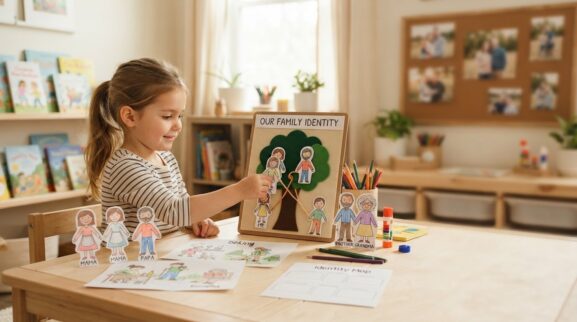 Practice Together: Identity & Family for 5 Years learning activity for a 5-year-old