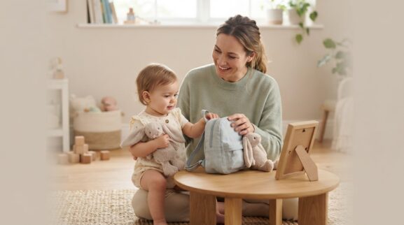 Practice Together: Separation & Reunion Routines for 1 Year learning activity for a 1-year-old