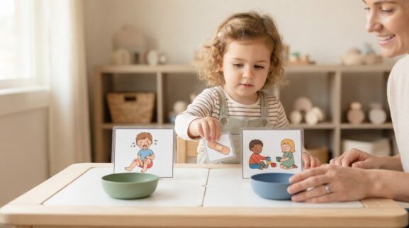 Practice Together: Social Problem Solving for 2 Years learning activity for a 2-year-old