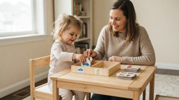 Practice Together: Turn Taking for 2 Years learning activity for a 2-year-old