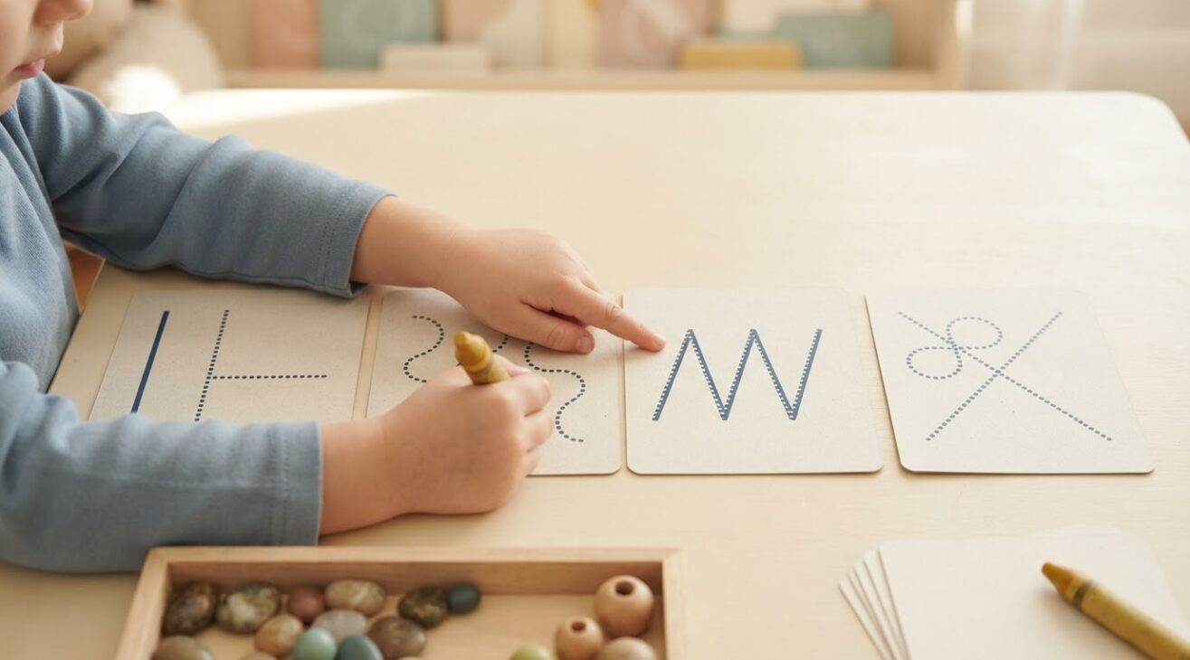 Pre-Writing Paths & Strokes Activity Cards for 4-Year-Old Kids