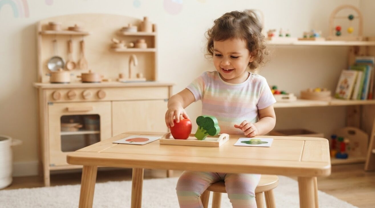 Pretend Kitchen & Food for 2-Year-Old Toddlers