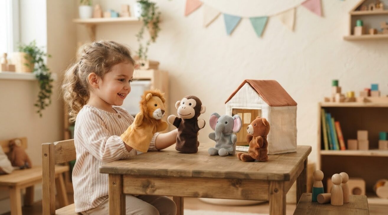 Puppets & Character Play for 3-Year-Old Toddlers