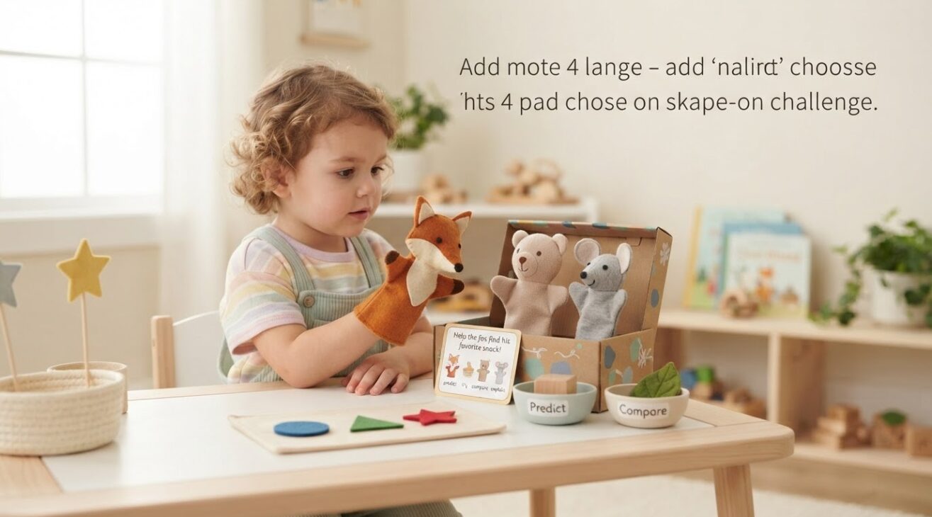 Puppets & Character Play Activity Cards for 4-Year-Old Kids