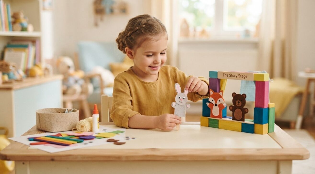 Puppets & Character Play Activity Cards for 5-Year-Old Kids