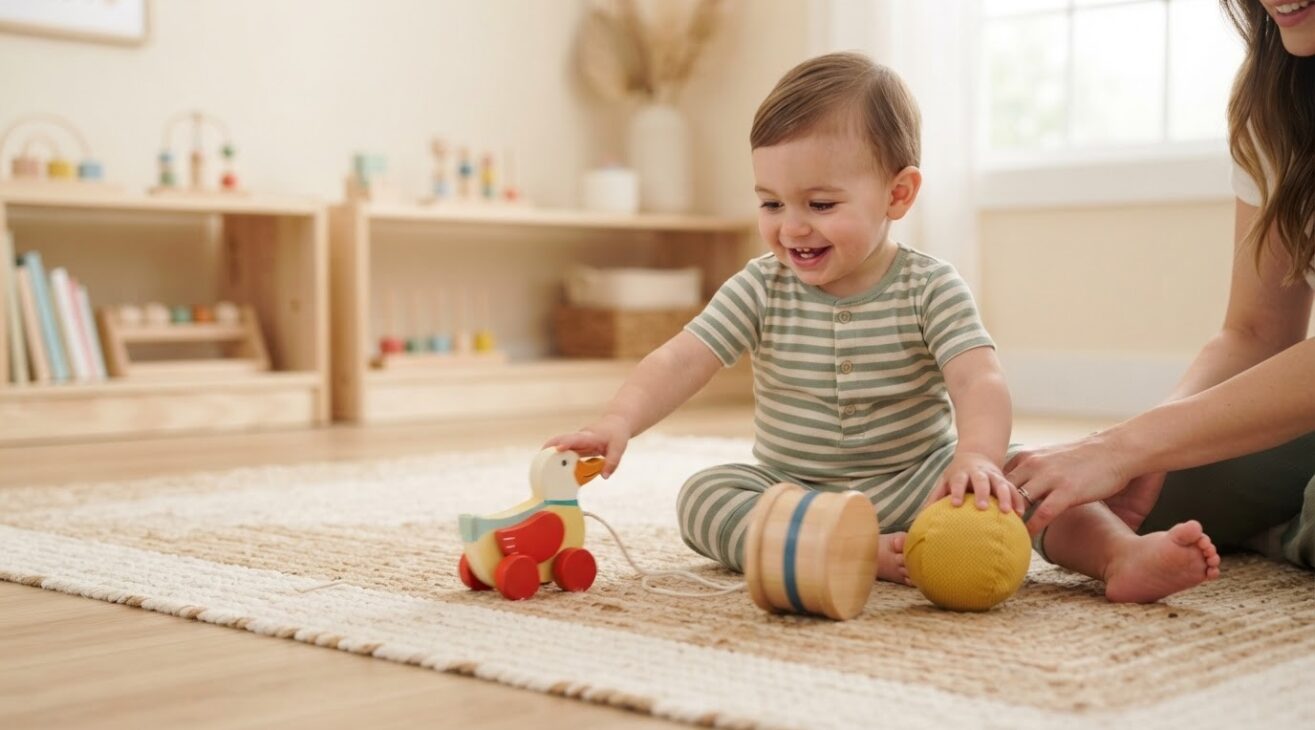 Push, Pull & Motion Activity Cards for 1-Year-Old Toddlers