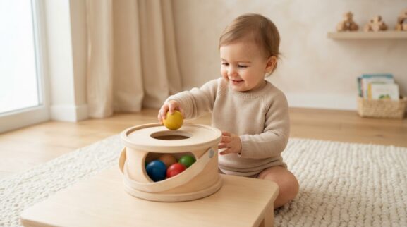 Put In / Take Out Activity Cards for 10–11 Months printable learning activity for a 10–11 month old baby