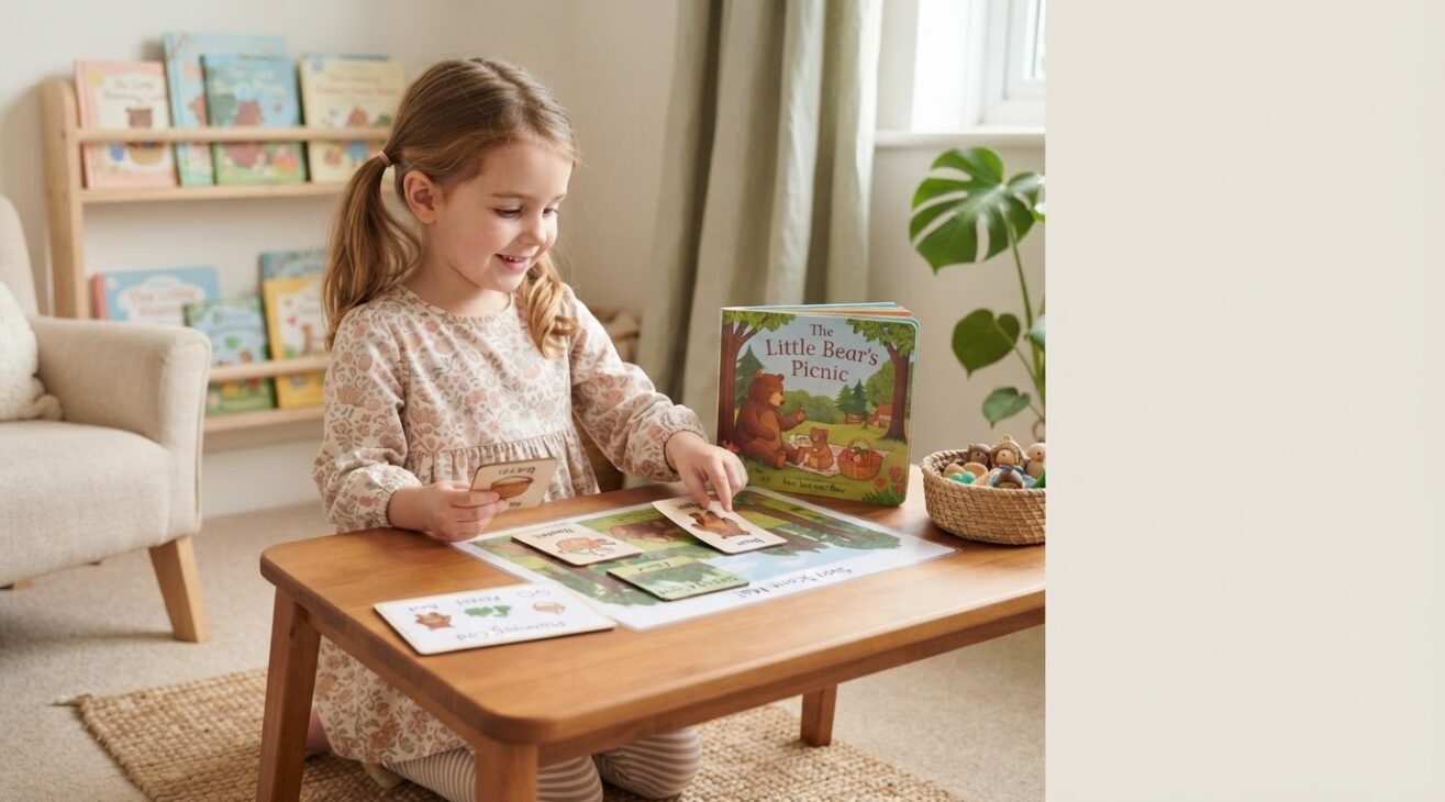 Read & Match: Talk About Who, What and Where for 5-Year-Old Kids