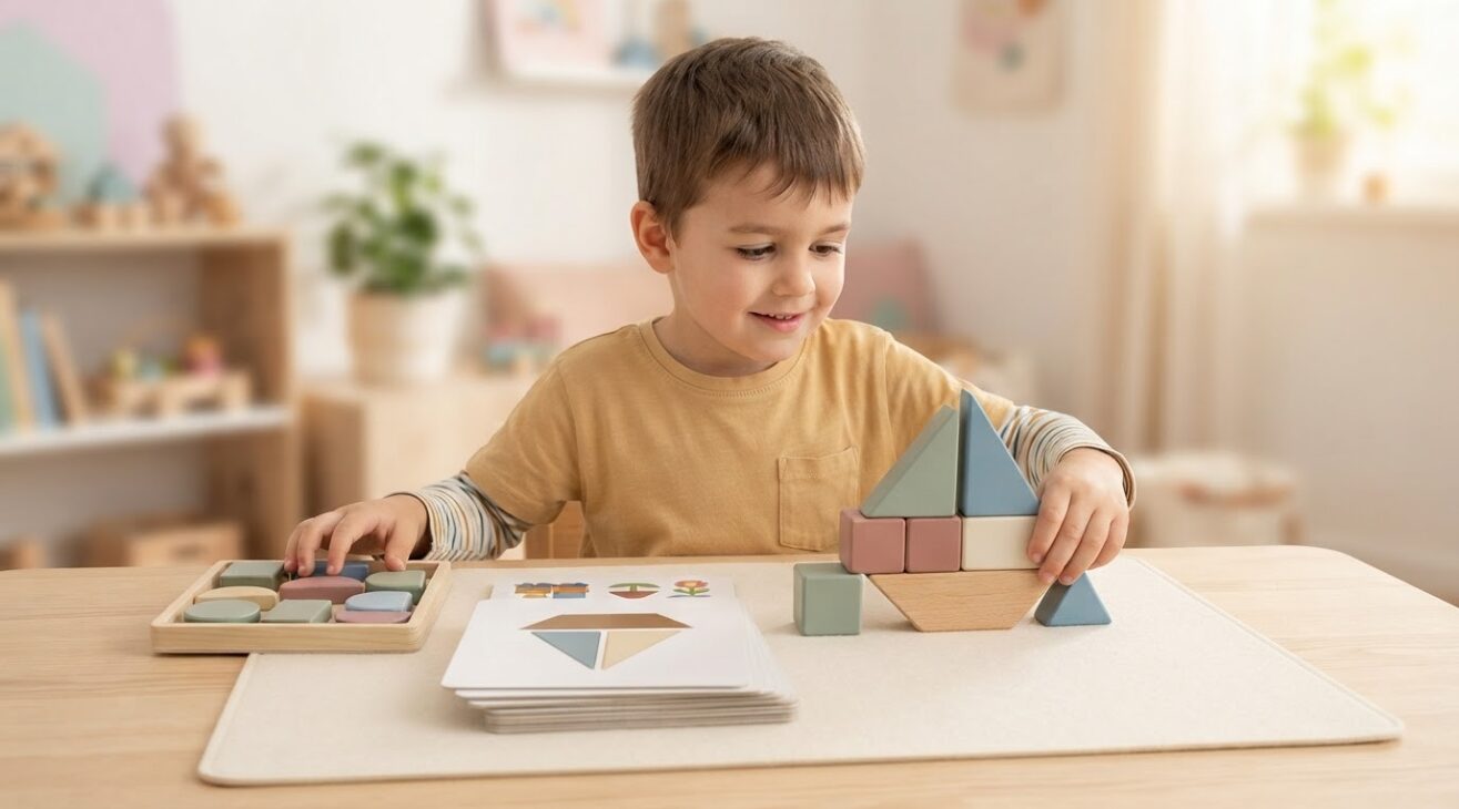 Real-World Shapes Activity Cards for 5-Year-Old Kids