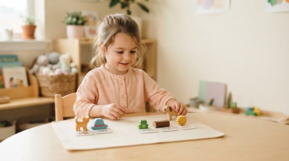 Rhyme Match: Turn the Game Into Silly Rhyme Play learning activity for a 4-year-old
