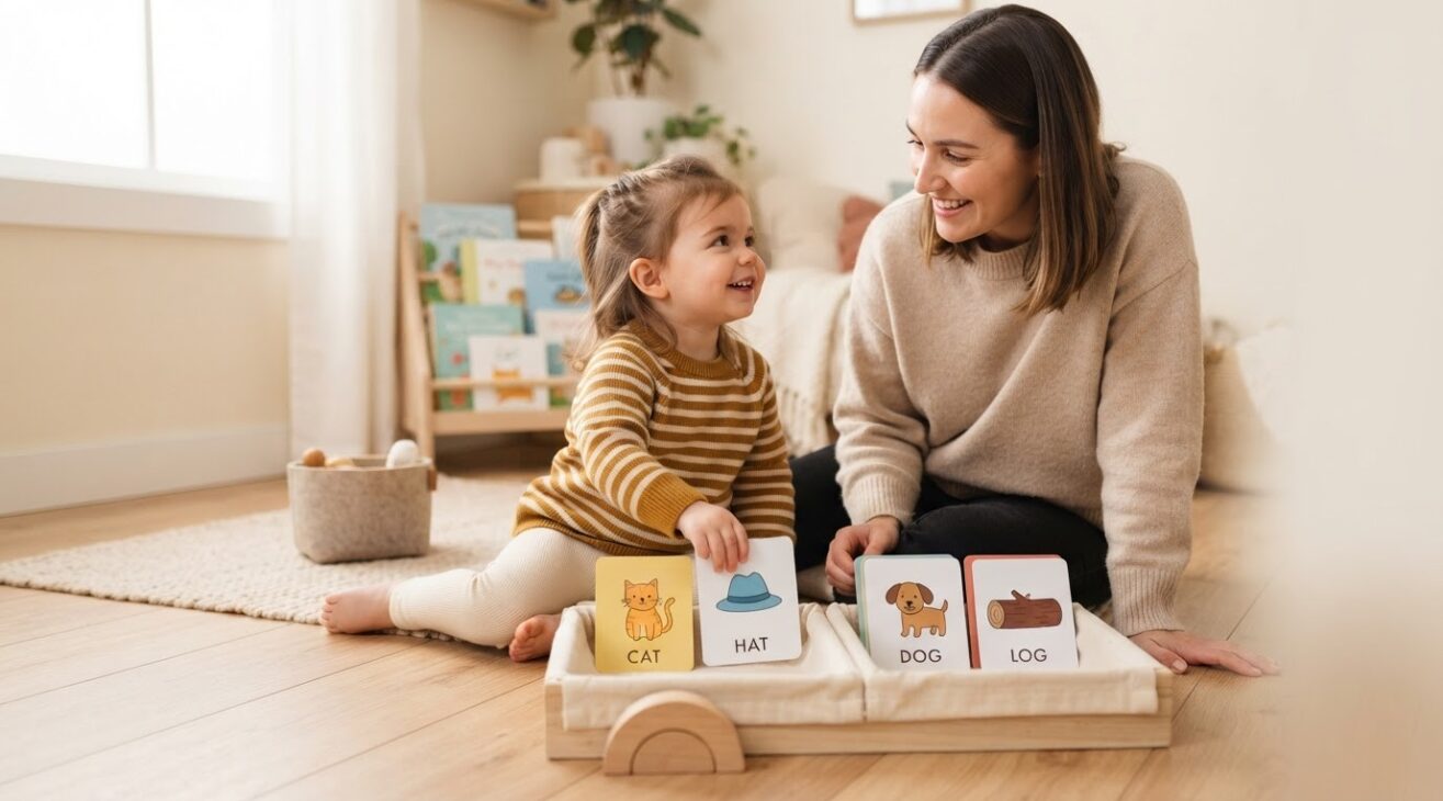 Rhyming & Sound Awareness Activity Cards for 2-Year-Old Toddlers